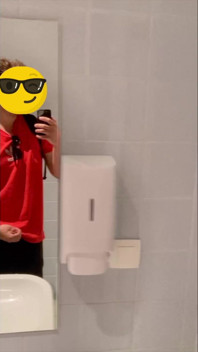 Jacking off in Parking Lot Bathroom in Antwerp
