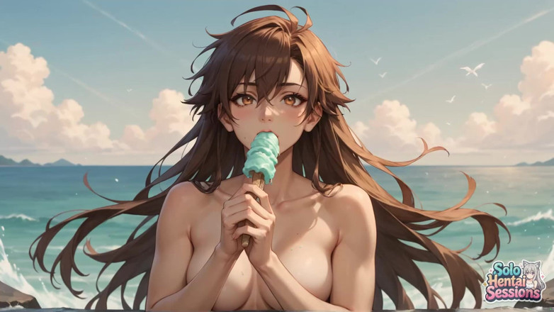 Solo Hentai Sessions: 가을 바람과 컵 한 모금 : 솔로 비치 사이드 센세이션