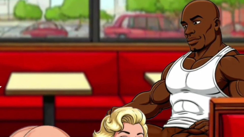 Octopussy Lovers Club: 정액 메뉴: 레스토랑에서 맛있는 정액을 먹인 결혼한 웨이트리스