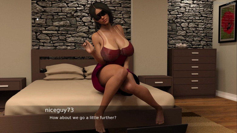 Porny Games: Project hete vrouw - vrouw die sekschat doet met vreemden (6)