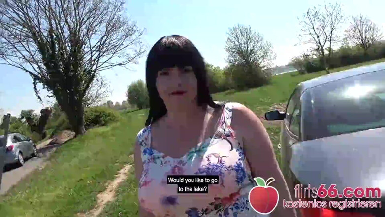 Dates66: Chubby chick Samantha Kiss gets pounded at a lake! (german)