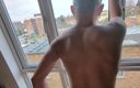 davidedpxxx: Ventana caliente follada a pelo con sexy dotado muscular