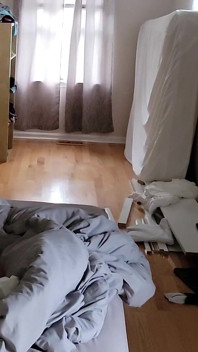 Scopata dura con le dita, scopata di lato cucchiaio e finisce con un vibratore