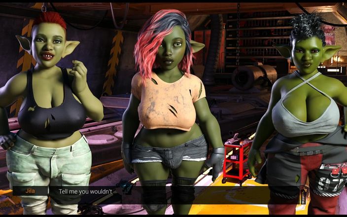 Cum in Futa: Star Pheriphery Futanari Hentai spel ep.22 femboy zuigt enorme Goblin...