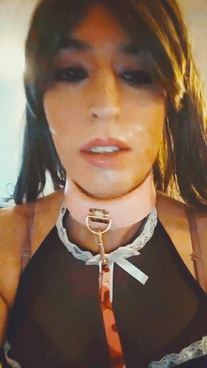 Tammy sissy slave: Tammysissy před a po kouření penisu