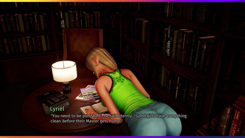 3D Cartoon Porn: Ein haus im Rift 36 - Thomas drückt möpse und fingert Lyriels...