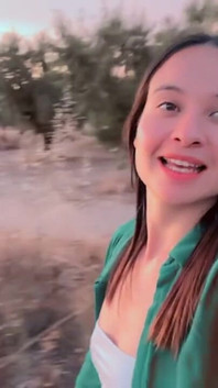 It's Just Me Walking in the Middle of a Beautiful Sunset and Nature