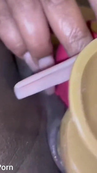 Pounding My Pussy with Big Vibrator Squirting Intense Orgasms