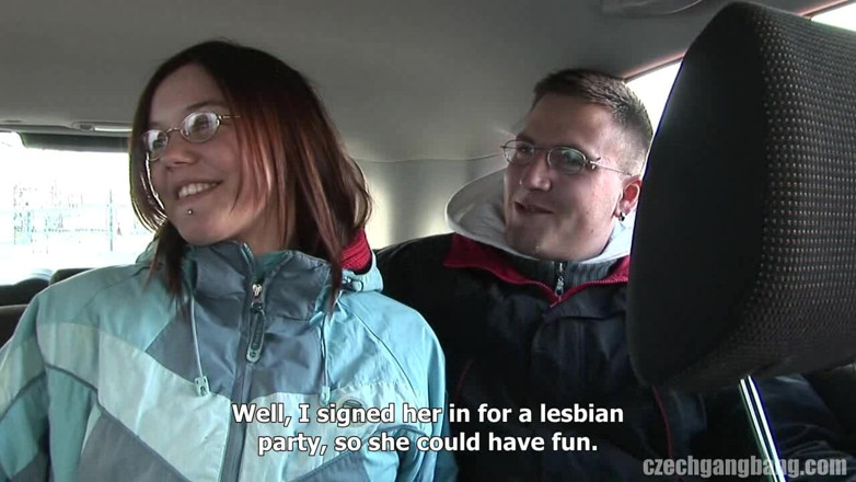 Czech Gang Bang: Czech Gang Bang 6: Two Beauties Covered in Cum
