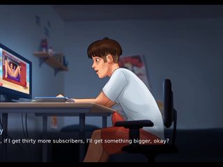 X gamer: Сексуальная кам-шоу сводная сестра, видео геймплея SummerTime Saga