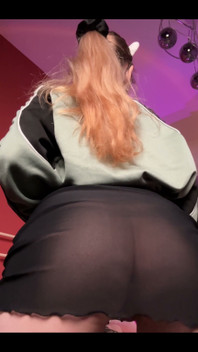 This Skirt Is Way Too Sheer… Front or Back?
