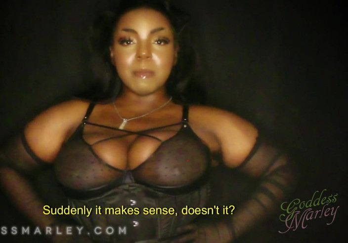 Goddess Marley: Goddess Marley Controls Your Butt Plug - Closed Caption