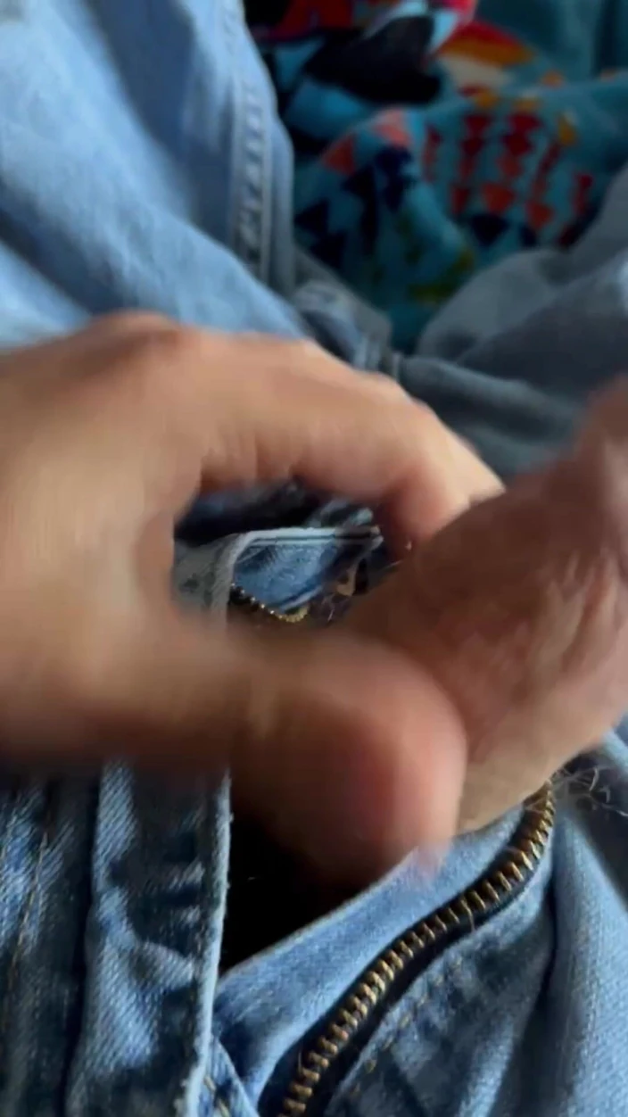 Gay Soldier Stuff: Army Soldier Jerks off Wearing a Black Jock and Jeans -...