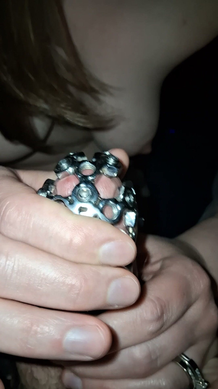 Mistress Rae: Letting Hubby Out of His Spiked Cage