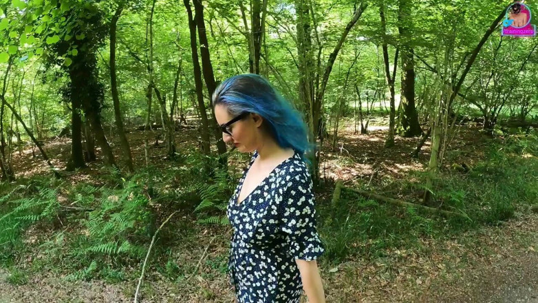 Training Zero: Teasing My Femdom Slave in the Woods
