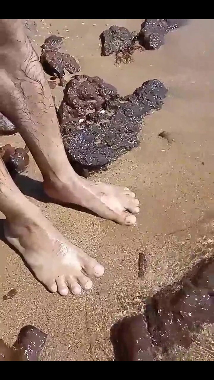 MaxonFF: Exhibitionismus. Nackt am strand gehen.