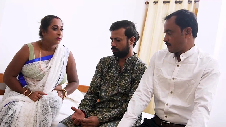 Xtramood: Son-In-Law and Stepmother in Law Banging with Hardcore Sex - Threesome