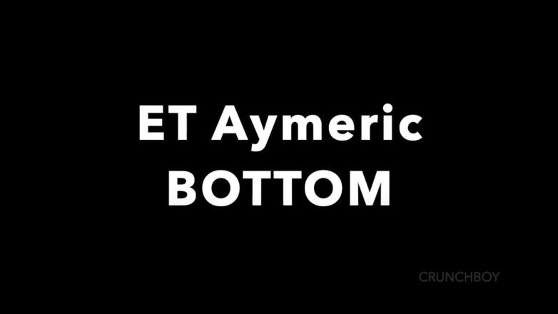 Slut twink used bareback by XXL cock: Aymericx fucked raw by top twink