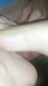 Sexy footjob s mými elegantními mulami - báječný závěrečný výstřik