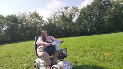 SSBBWLadyBrads: Jízda na mém novém skútru mobility