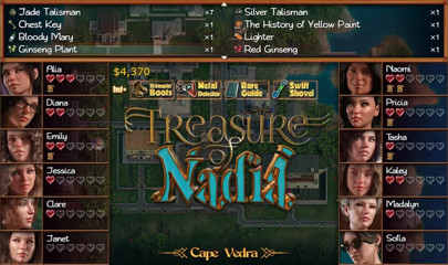 Dirty GamesXxX: Treasure Of Nadia: Doktor blonde seksi mengongkek pesakitnya dengan zakar...