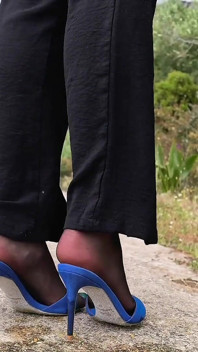 Écraser en talons hauts