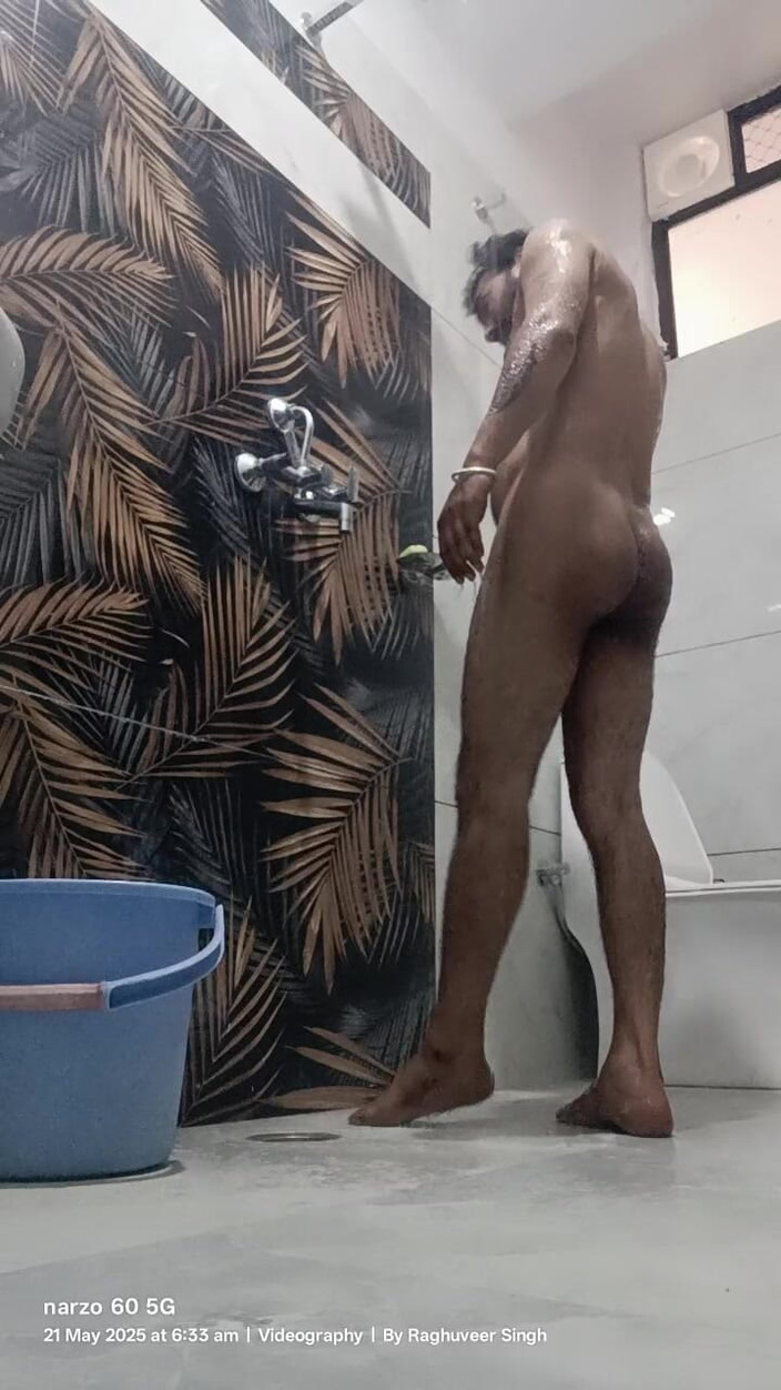 Rajasthani-old-lover: Desi-man geniet van masterbatie