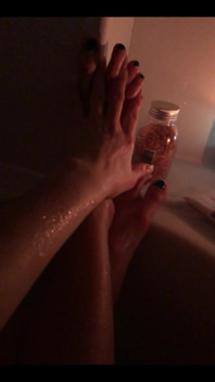 I’m in the Bath.... and You Are Shivering Holding My Fluffy Towel with Your Cock Locked in Its Cage