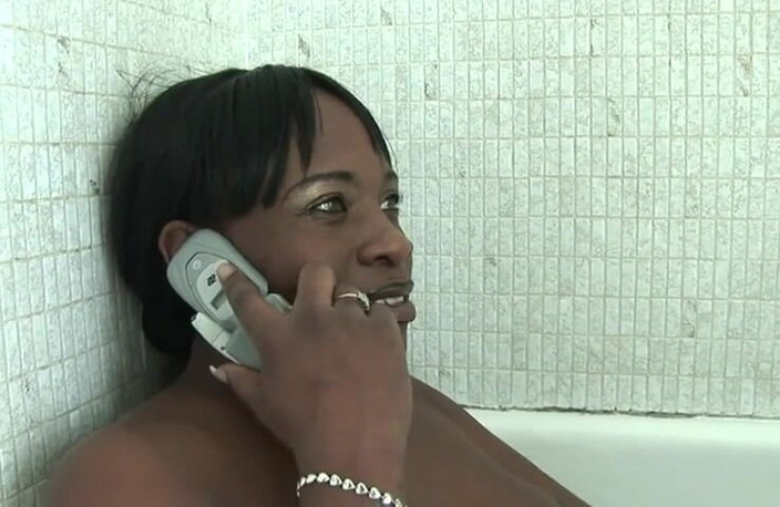 VOP Ebony Babes: Facial black load for the big ass ebony in the...