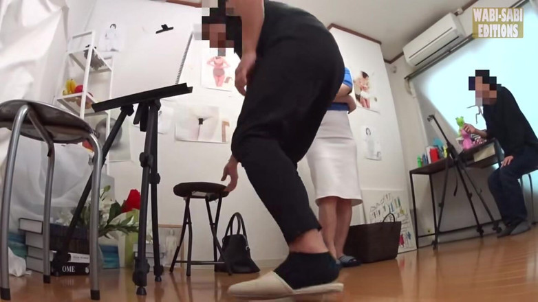 Wabi-Sabi Editions: Gift kvinna anställd som en naken konstmodell som inte kunde...