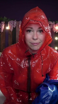 Rainwear Humiliation - Shiny, Stupid, and Mine