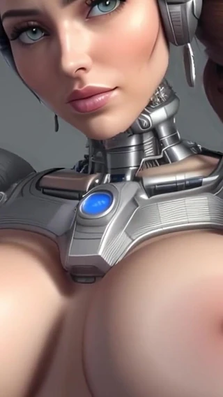 AI Porn: 3D Hentai Cybernetic Babes - Digital Art