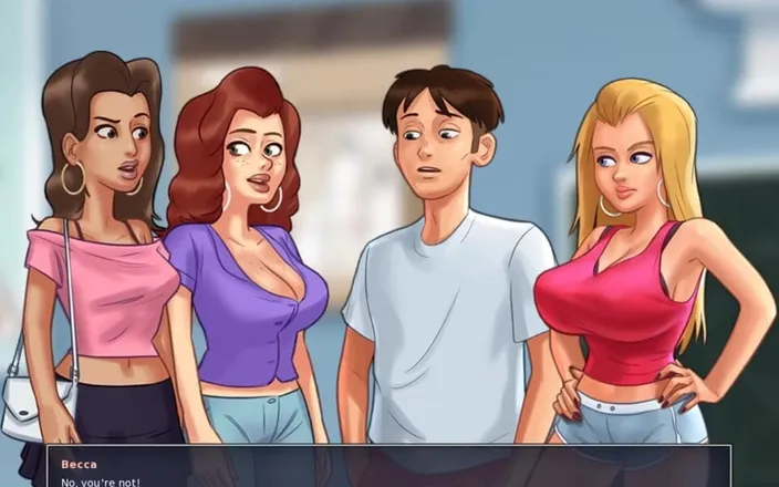 Miss Kitty 2K: Summertimesaga They Fight to Show Me Their Titties Part 44