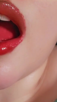 Mouth Fetish! Sloppy Show off of My Lips & Tongue