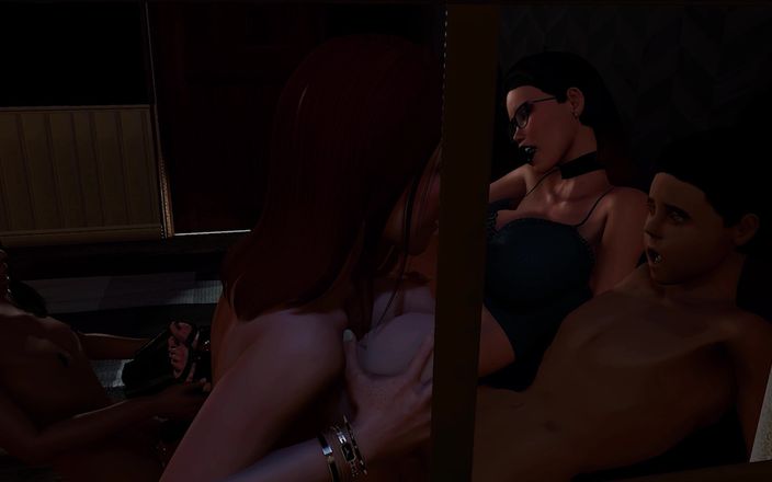 3DHentaiBeauties: Cea mai bună orgie cu milf