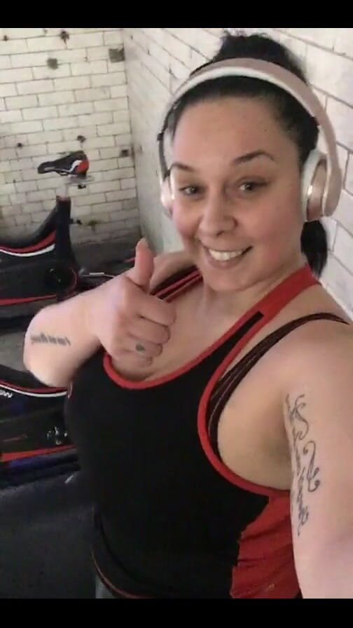 Anastasia Lux: Berolahraga di Gym... Cardio sebelum berat badan dan ya aku...