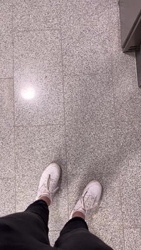 Walking in Sports Shoes