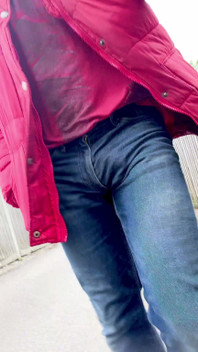 Out Walking Commando and the Monster Inside My Jeans Is Bulging Out