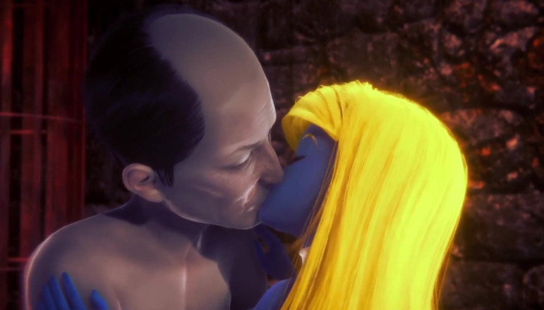 Wraith ward: Gargamel Smurfing Smurfette: пародия на smurf