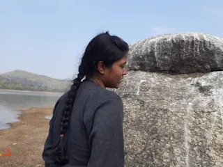 Indian couple sex at river side outdoor