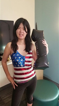 Chinese Girl Fits Her Tiny Mouth Around a Thick Black Cock