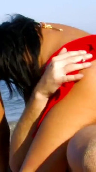 Brunette babe gets hard anally fucked from military men