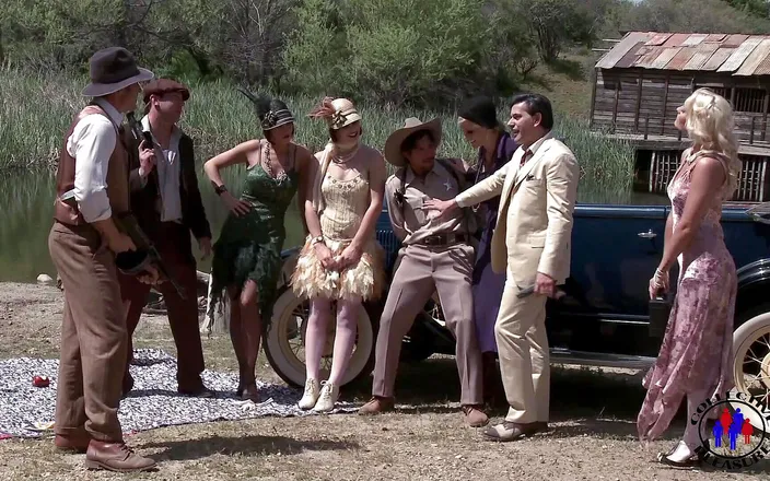 Colective Pleasure: Gangsta picnic by the river turns into orgy.