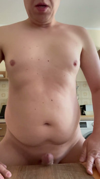 Nackt Und Handjob in Der Küche Mit Voller Spermaladung