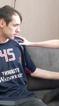 A Young Student Instead of Couples Jerks off Her Legs to a Classmate