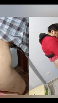 Teknisi memperbaiki laptopku dan dia menemukan video yang aku punya, dia jadi sange banget