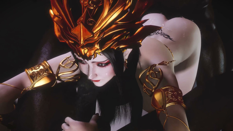 Why fuck so hard: 3 boyutlu büyük göğüsler cosplay süper model grup seks yapıyor