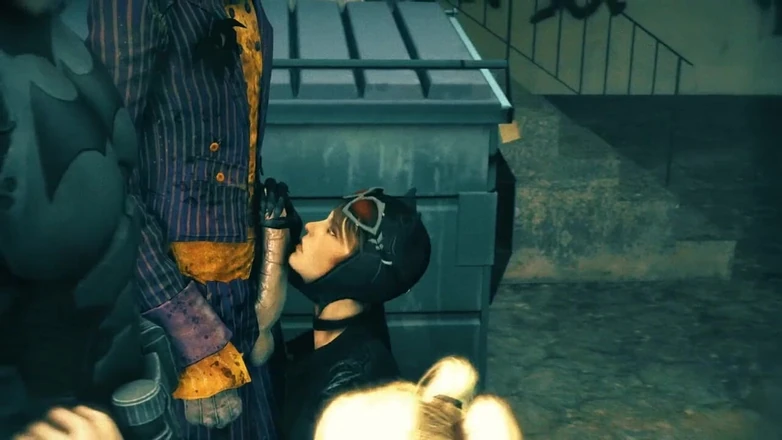 Velvixian 3D: Harley and Catwoman Blowjob - Kawaii Detective