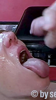 Blonde Sex Gang Bang with Cum Flood