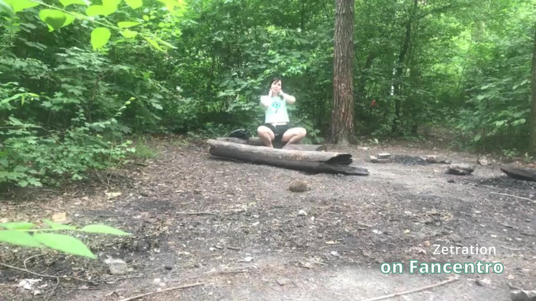 Zetration: She’s Pleasuring Her Pussy a Sweet Brunette MILF in the...